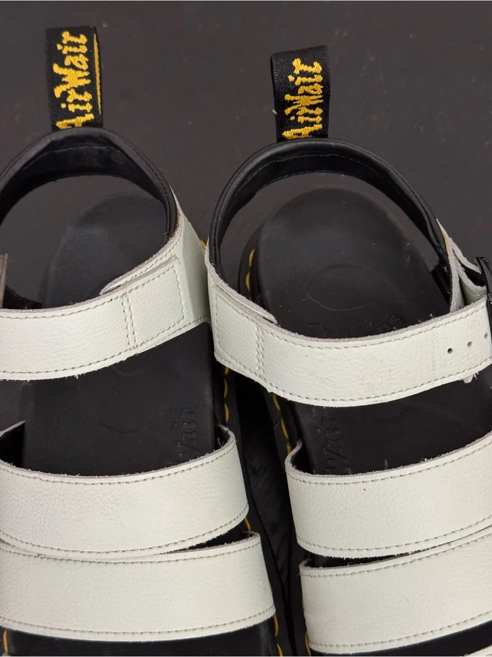 Dr. Martens Blaire Platform Sandals Men Sz 8 XLNT